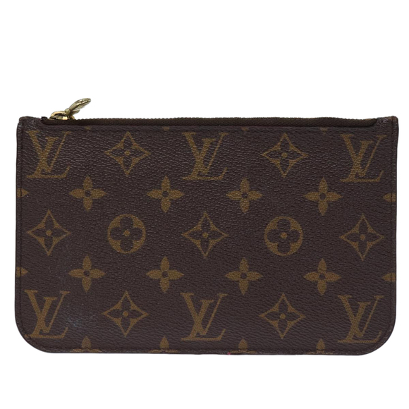 LOUIS VUITTON Monogram Neverfull PM Pouch LV Auth 72141 - Picture 13 of 16